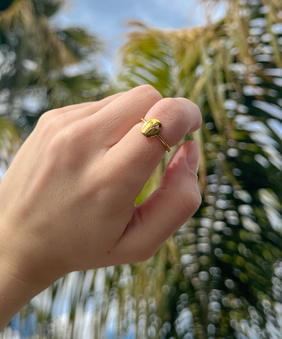 Gold Wildflower Ring