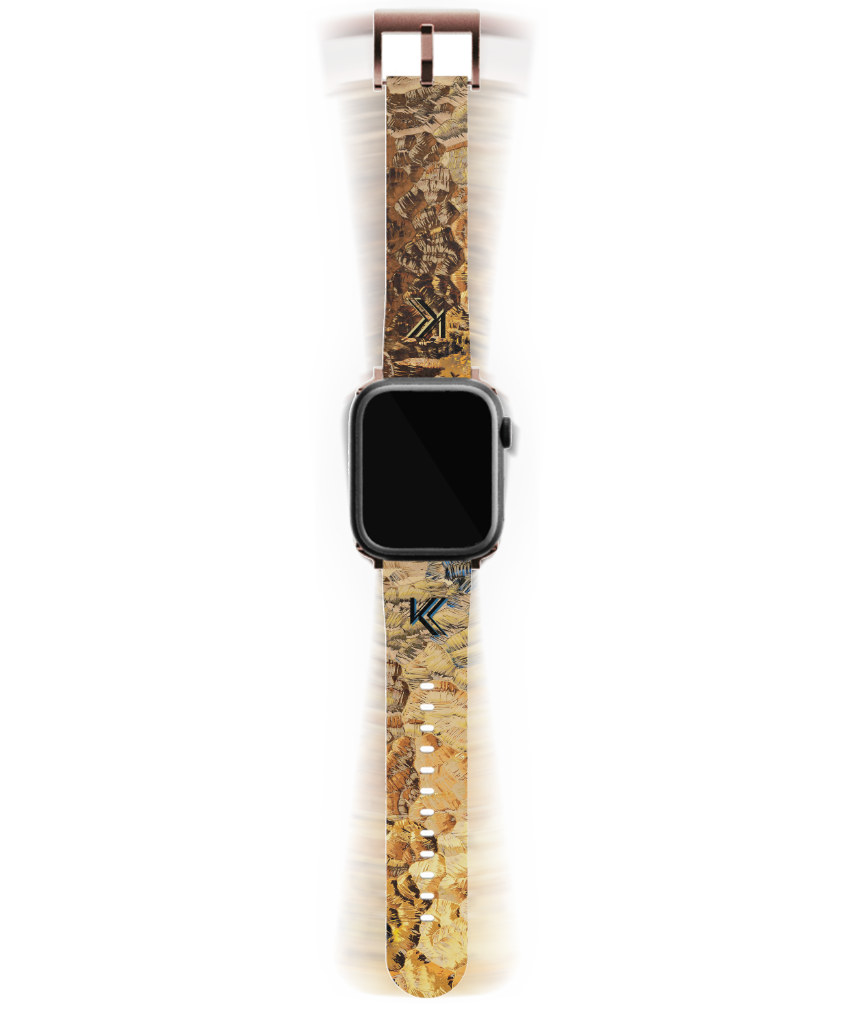 Goldstaub-Uhrenarmband