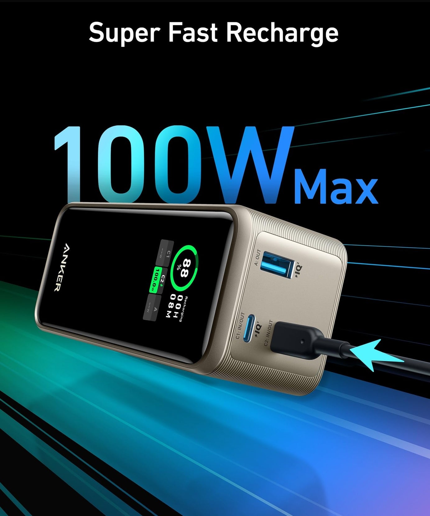 Anker Prime Power Bank (20K, 200W)