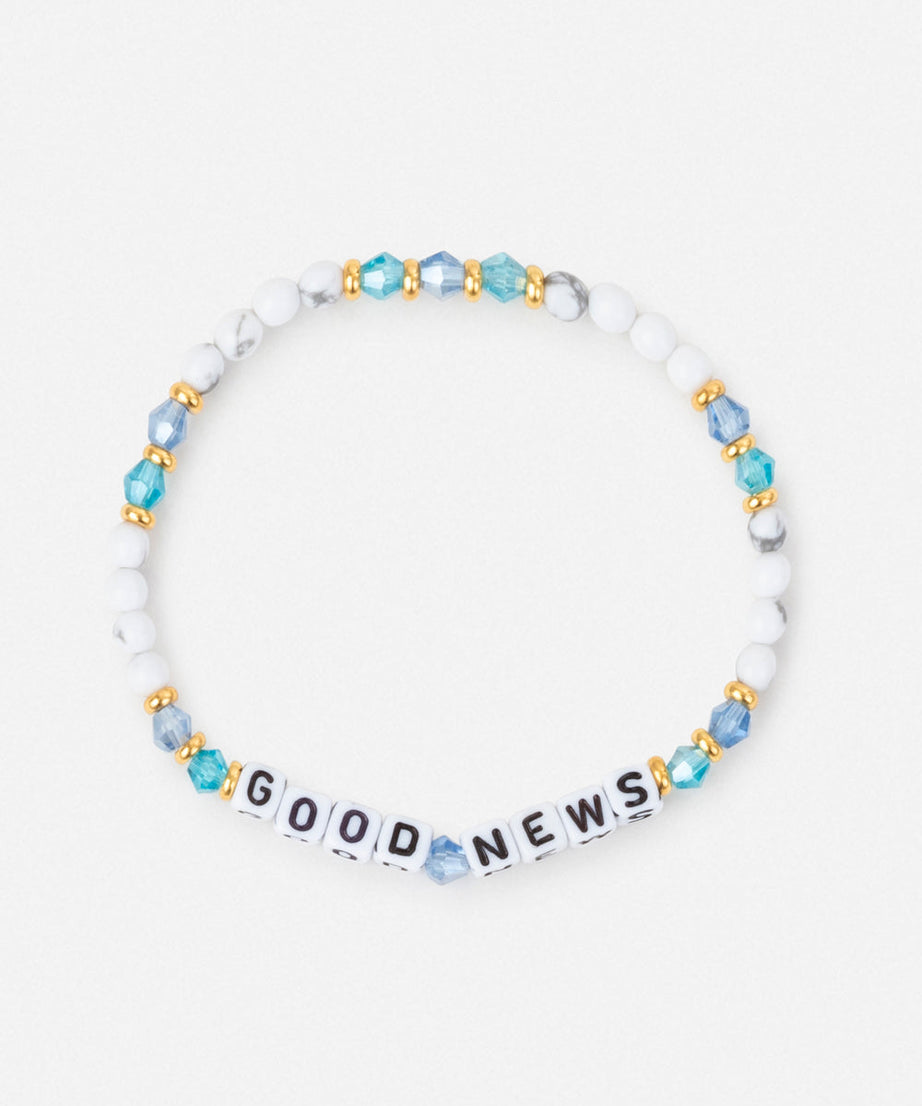 Good News Letter Bracelet