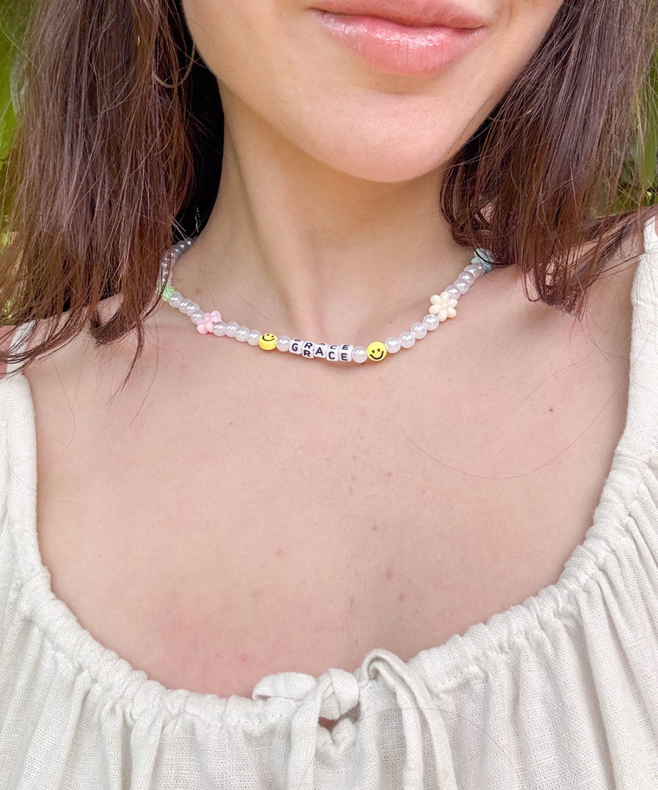 Grace Letter Necklace