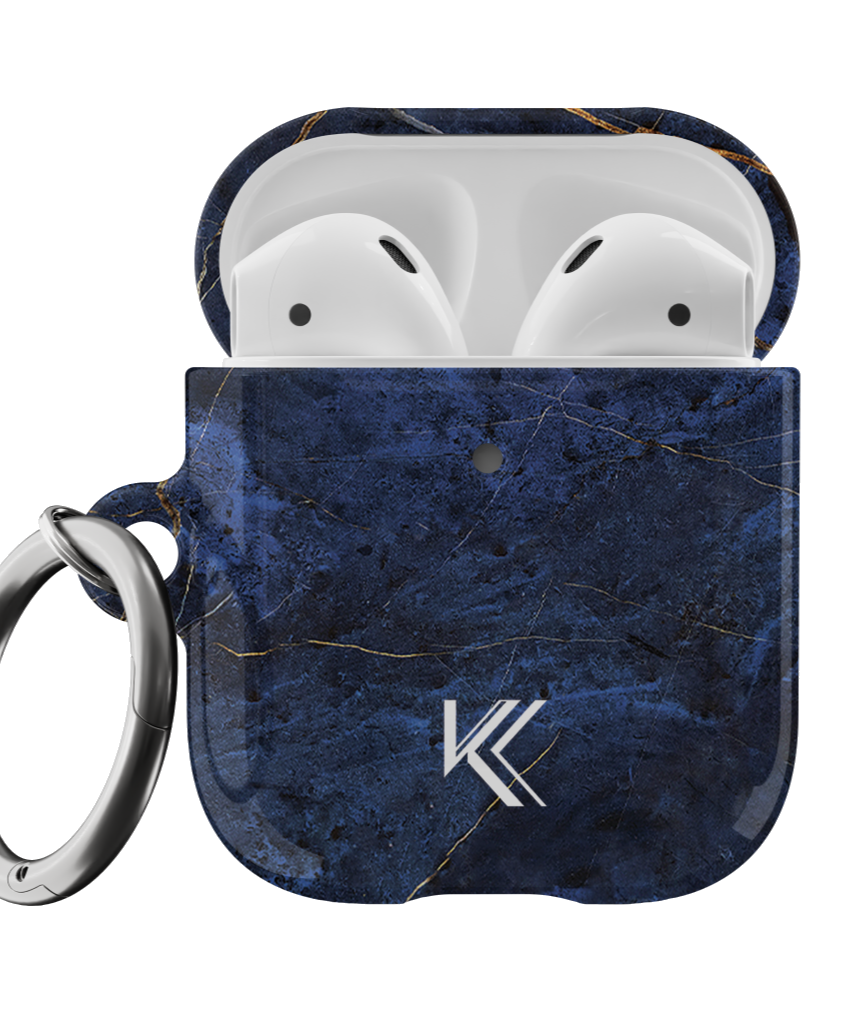 Elegantes Saphir-AirPods-Case