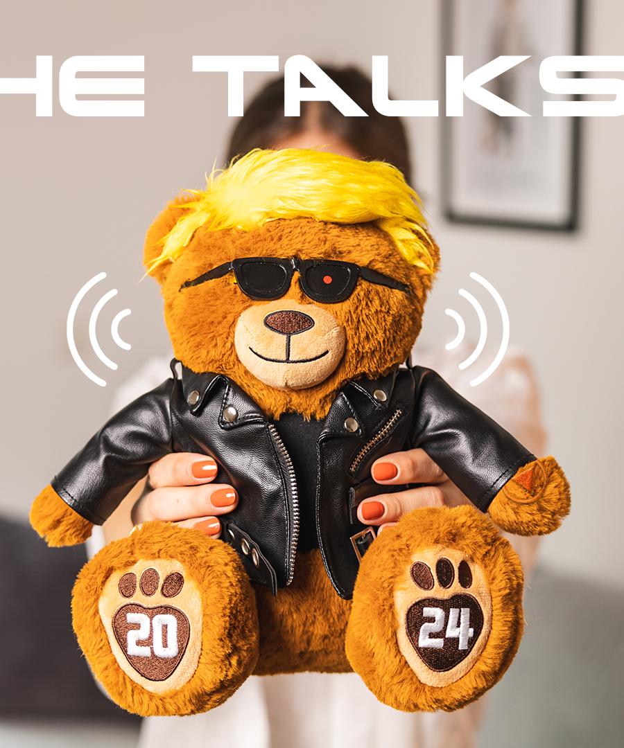 Talking Trumpinator Teddy Bear - Says 10 Phrases