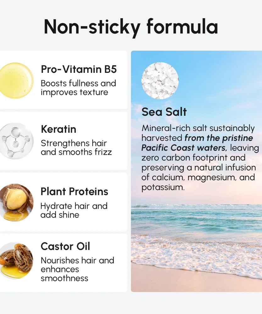 Keratin & Sea Salt Hair Texturizer