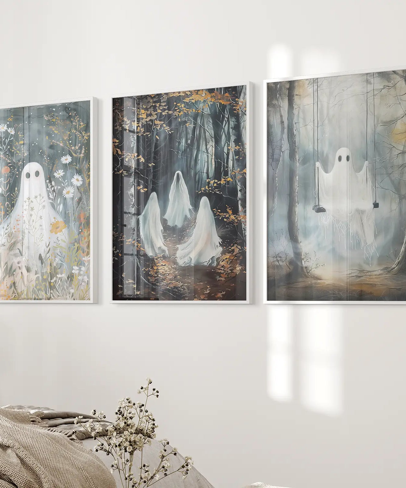 Halloween Geist Druck Trendy Gothic Wohndeko
