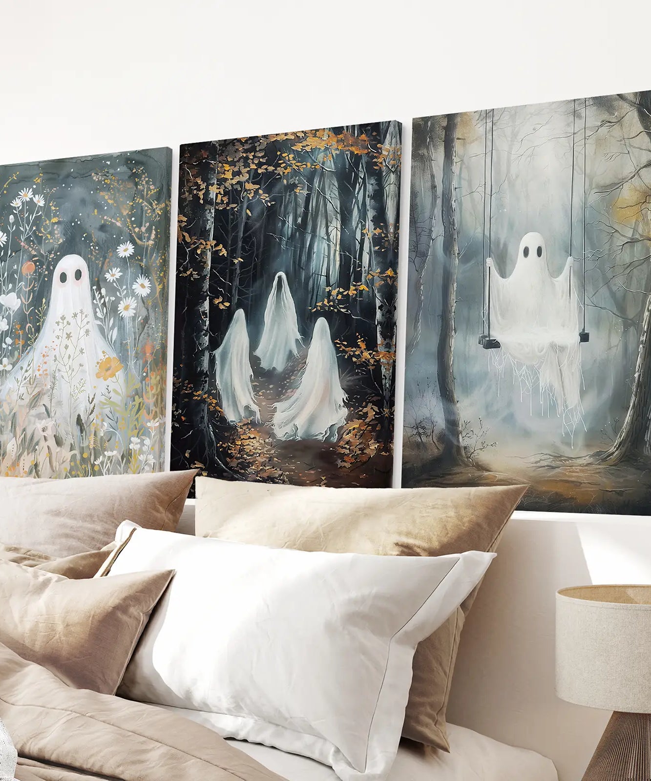 Halloween Geist Druck Trendy Gothic Wohndeko