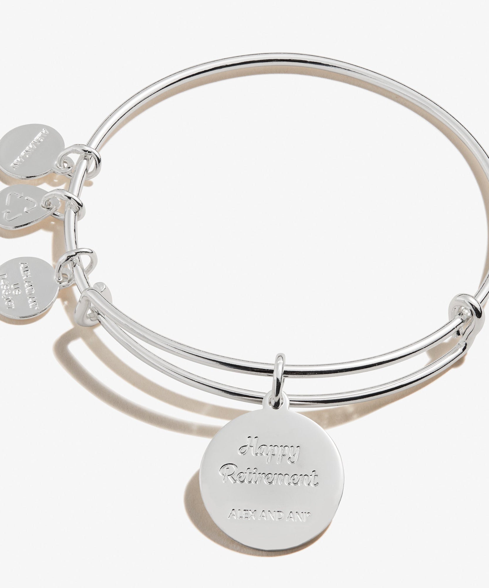 'Happy Retirement' Charm Bangle