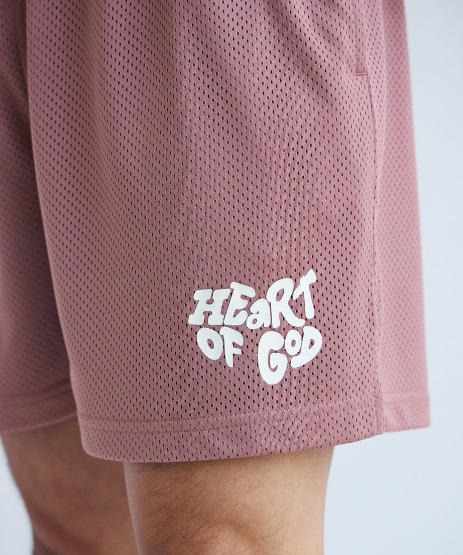 Heart of God Unisex Mesh Shorts