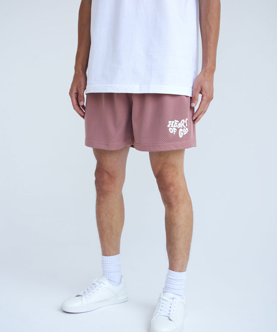 Heart of God Unisex Mesh Shorts