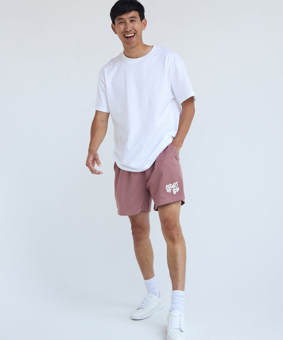 Heart of God Unisex Mesh Shorts
