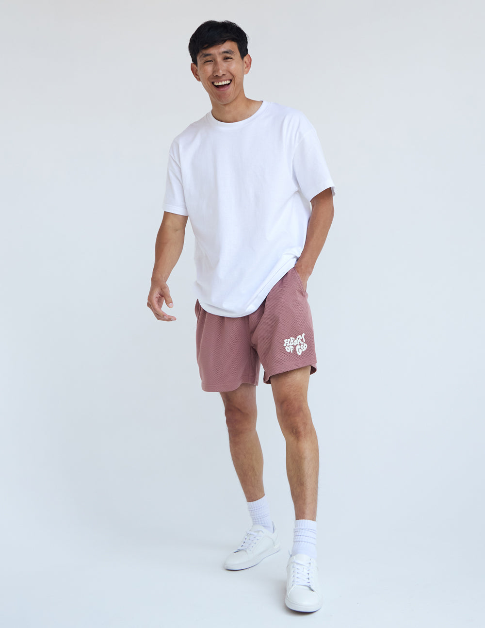 Heart of God Unisex Mesh Shorts