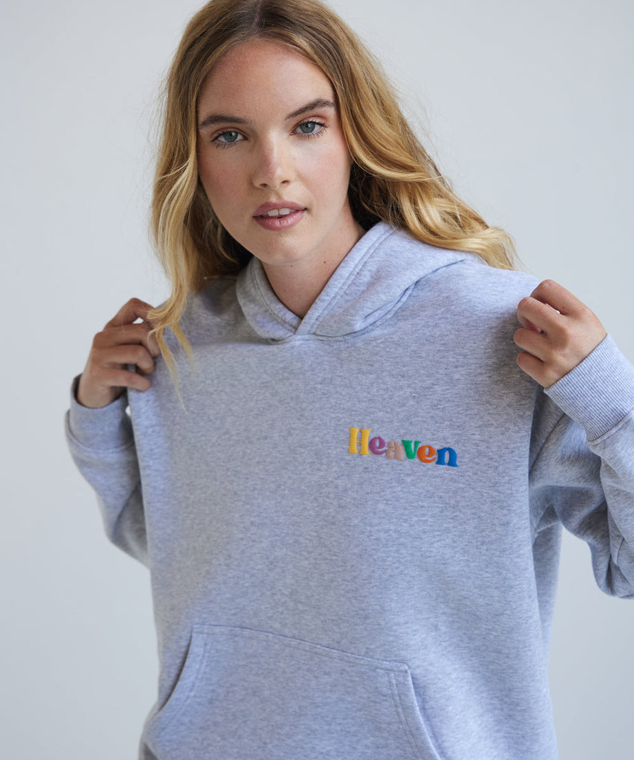 Heaven Heather Grey Unisex Hoodie