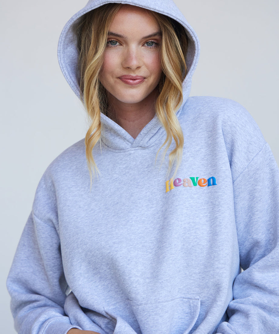 Heaven Heather Grey Unisex Hoodie