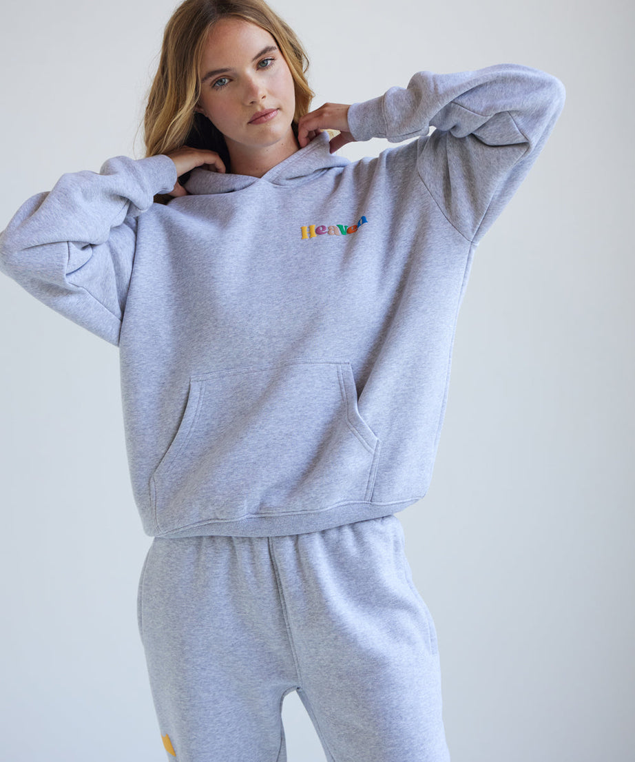 Heaven Heather Grey Unisex Hoodie