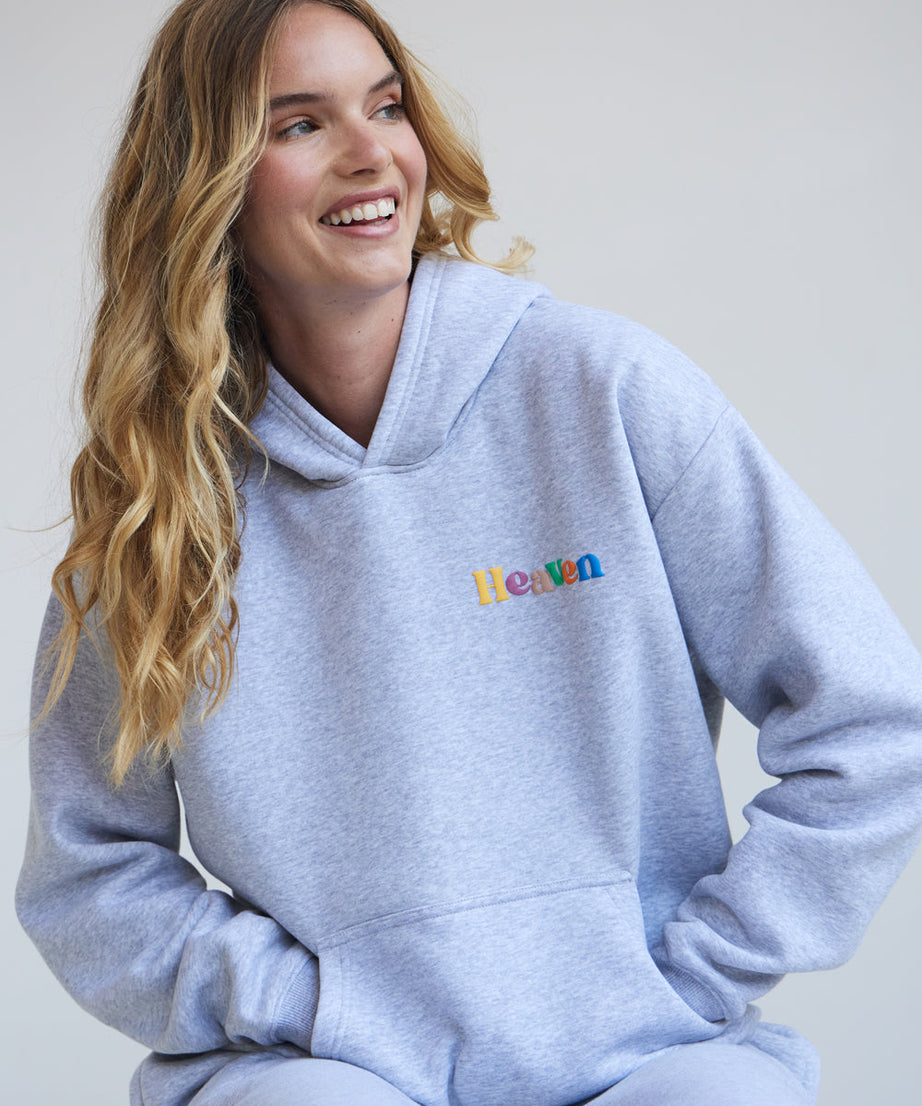 Heaven Heather Grey Unisex Hoodie