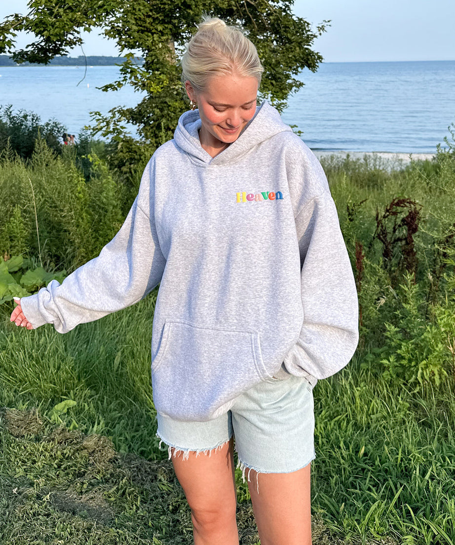 Heaven Heather Grey Unisex Hoodie