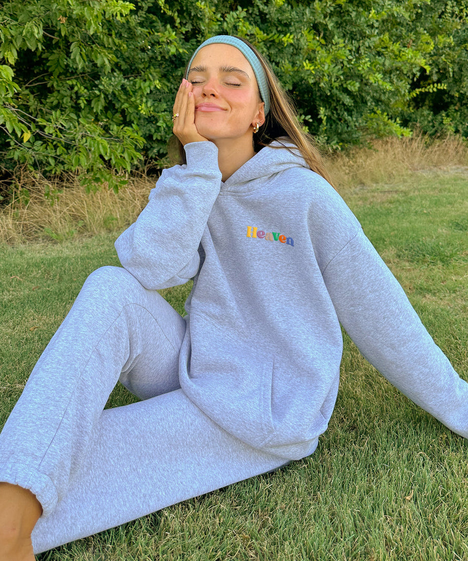 Heaven Heather Grey Unisex Hoodie
