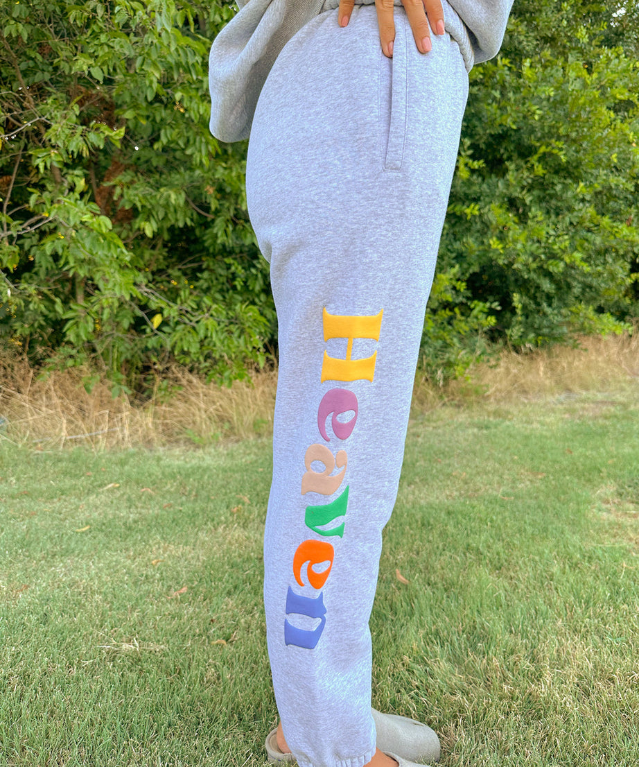 Heaven Heather Grey Unisex Sweatpant