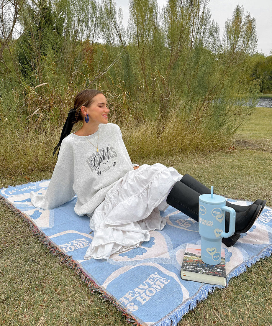 Heaven Is Home Throw Blanket