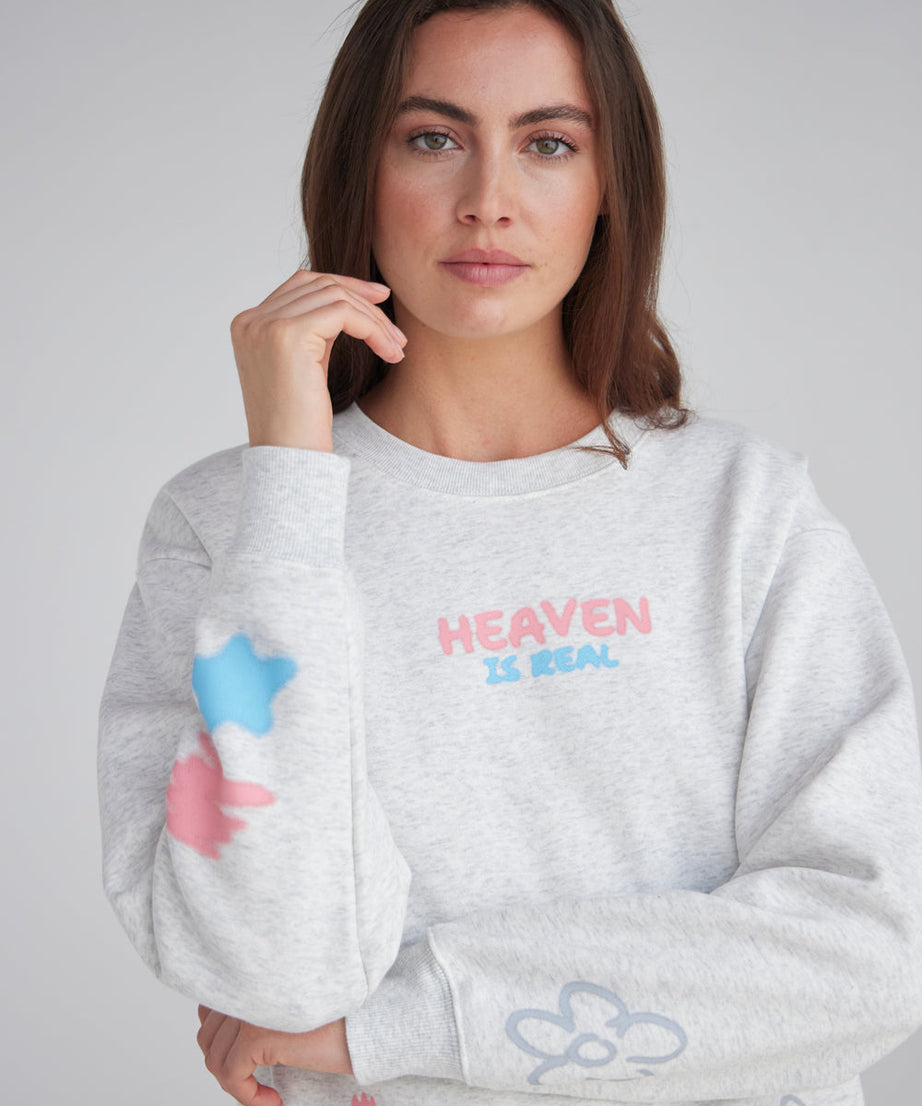 Heaven Is Real Unisex Crewneck