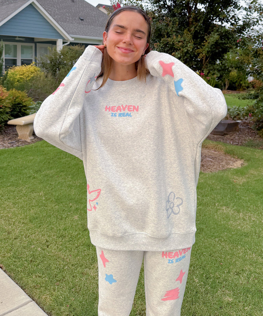 Heaven Is Real Unisex Crewneck