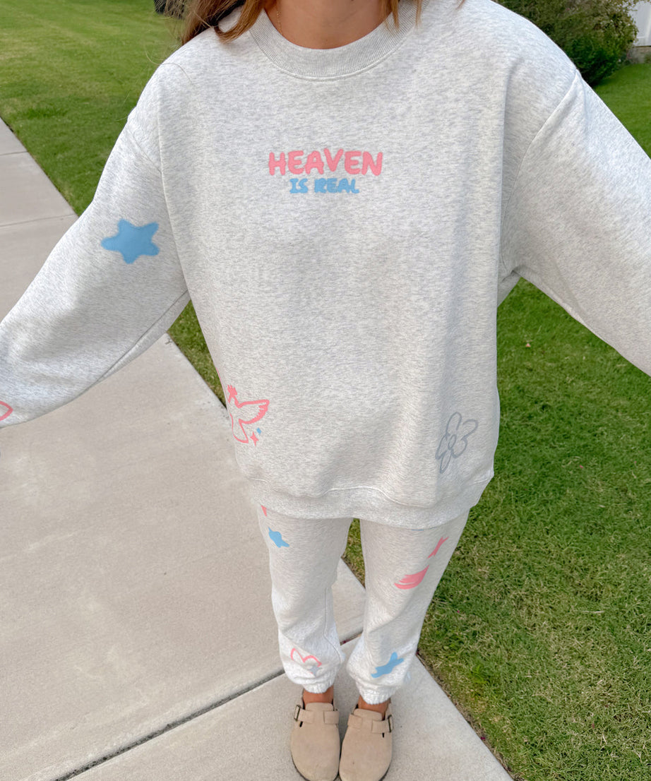 Heaven Is Real Unisex Crewneck