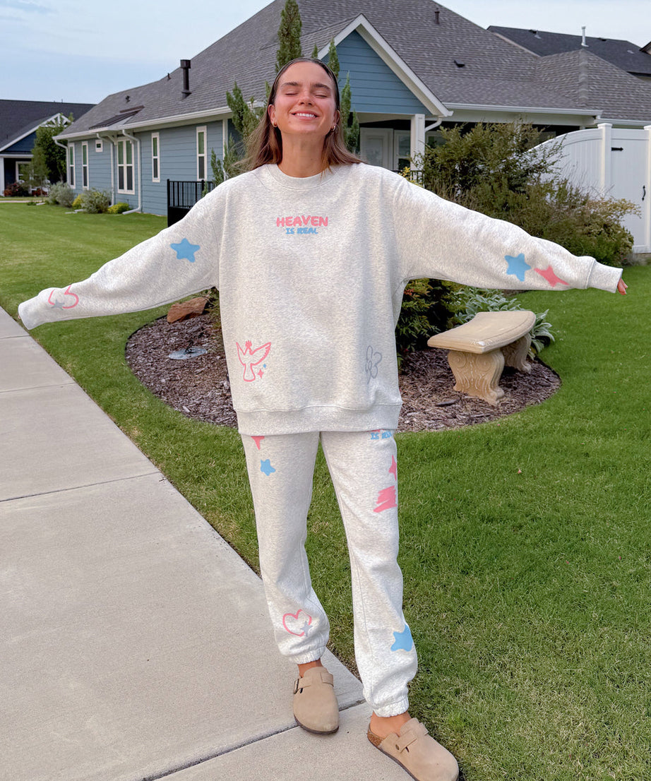 Heaven Is Real Unisex Crewneck