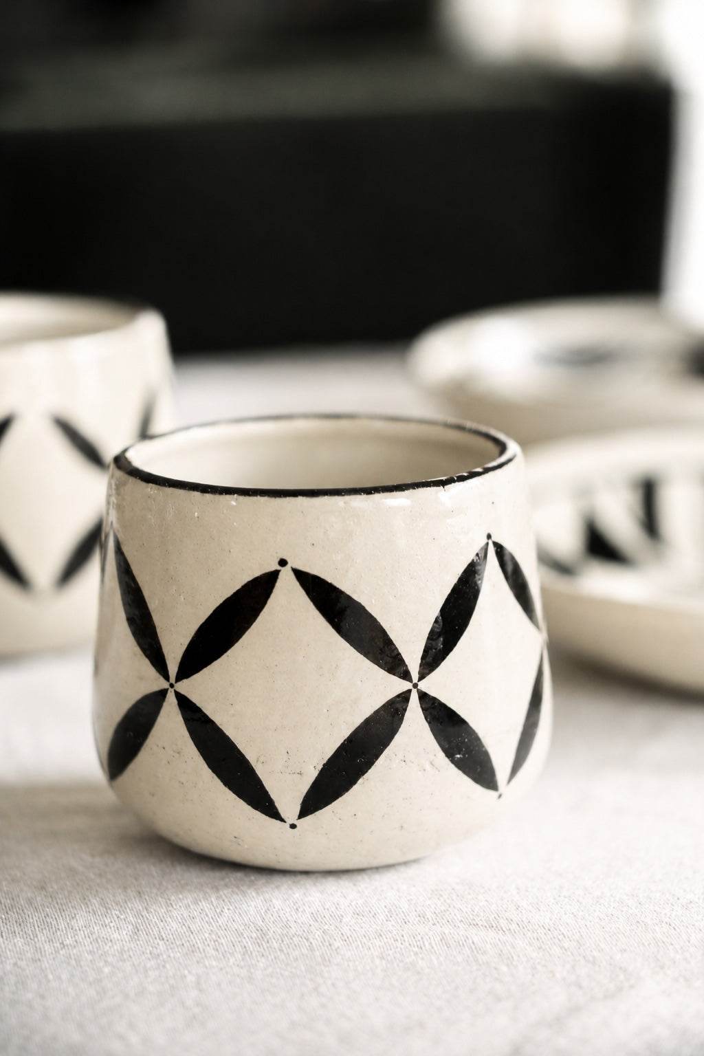 Hand Painted Coffee Mug : Handmade Stoneware Heritage Collection