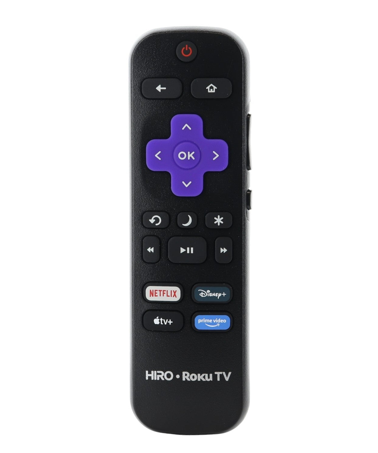 HIRO RC-ALIR Roku Streaming TV Remote Control | IR | Netflix | Disney+ | Apple TV+ | Prime Video - 3026000289