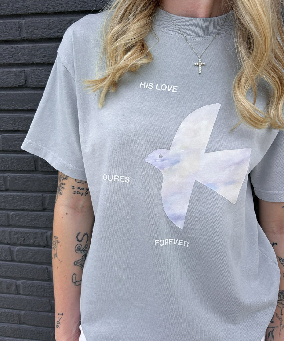 His Love Endures Forever Heavyweight Tee