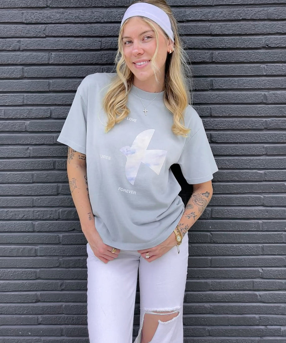 His Love Endures Forever Heavyweight Tee