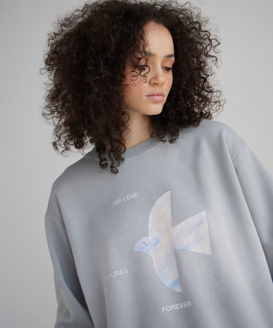 His Love Endures Forever Unisex Crewneck
