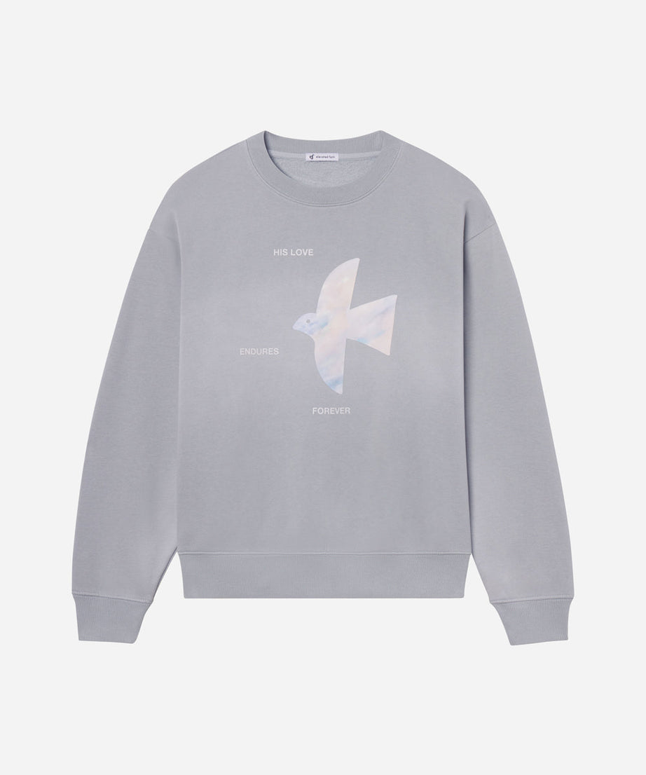 His Love Endures Forever Unisex Crewneck