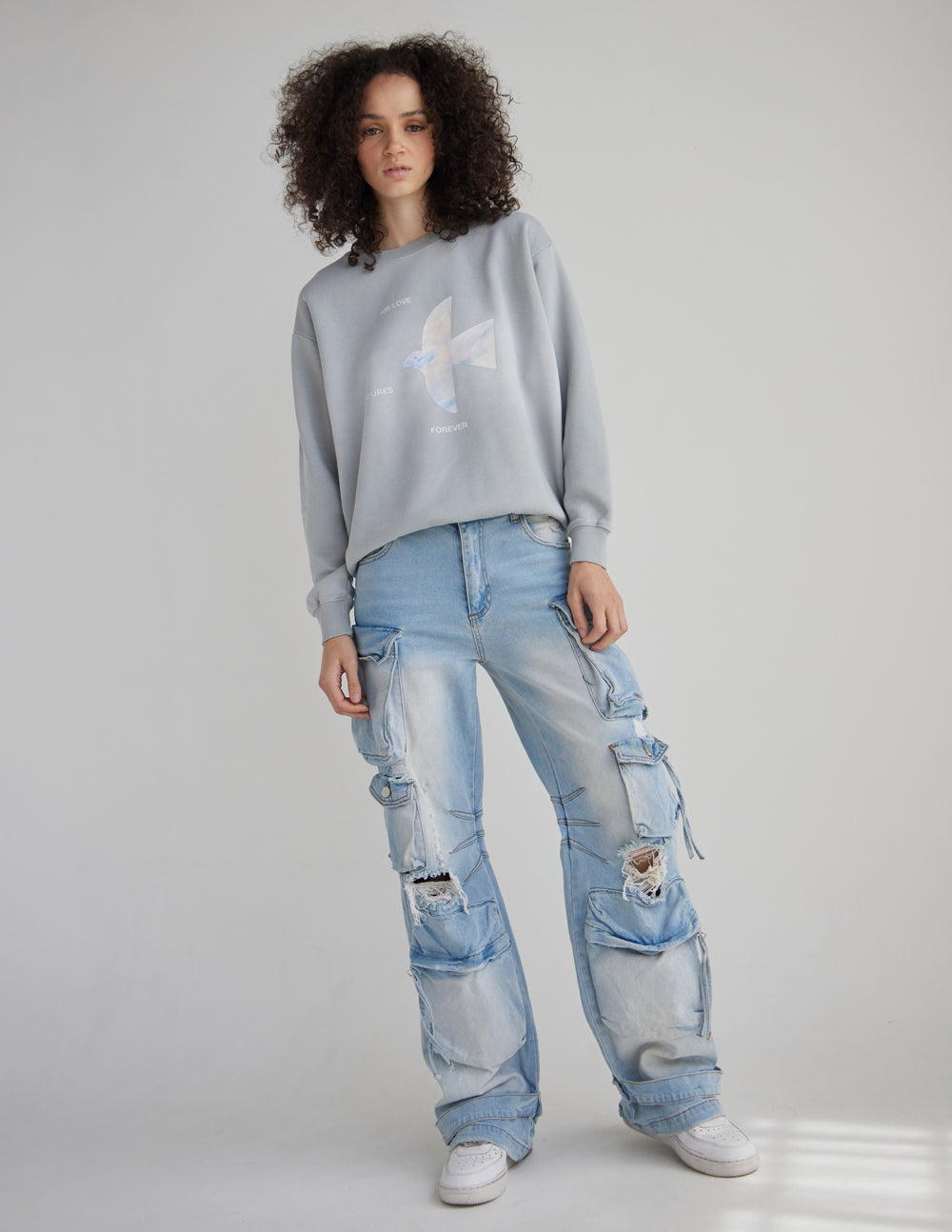 His Love Endures Forever Unisex Crewneck