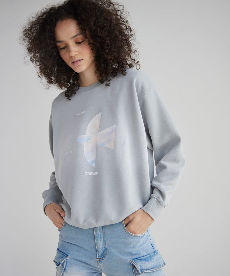 His Love Endures Forever Unisex Crewneck