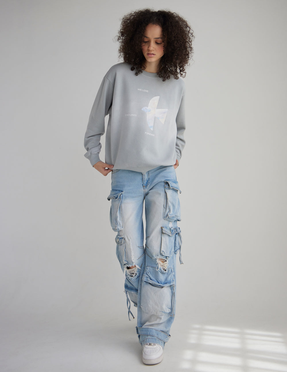 His Love Endures Forever Unisex Crewneck