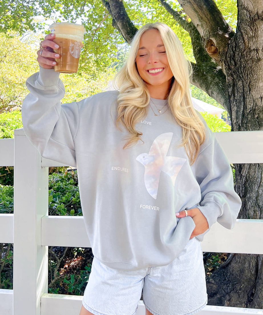 His Love Endures Forever Unisex Crewneck