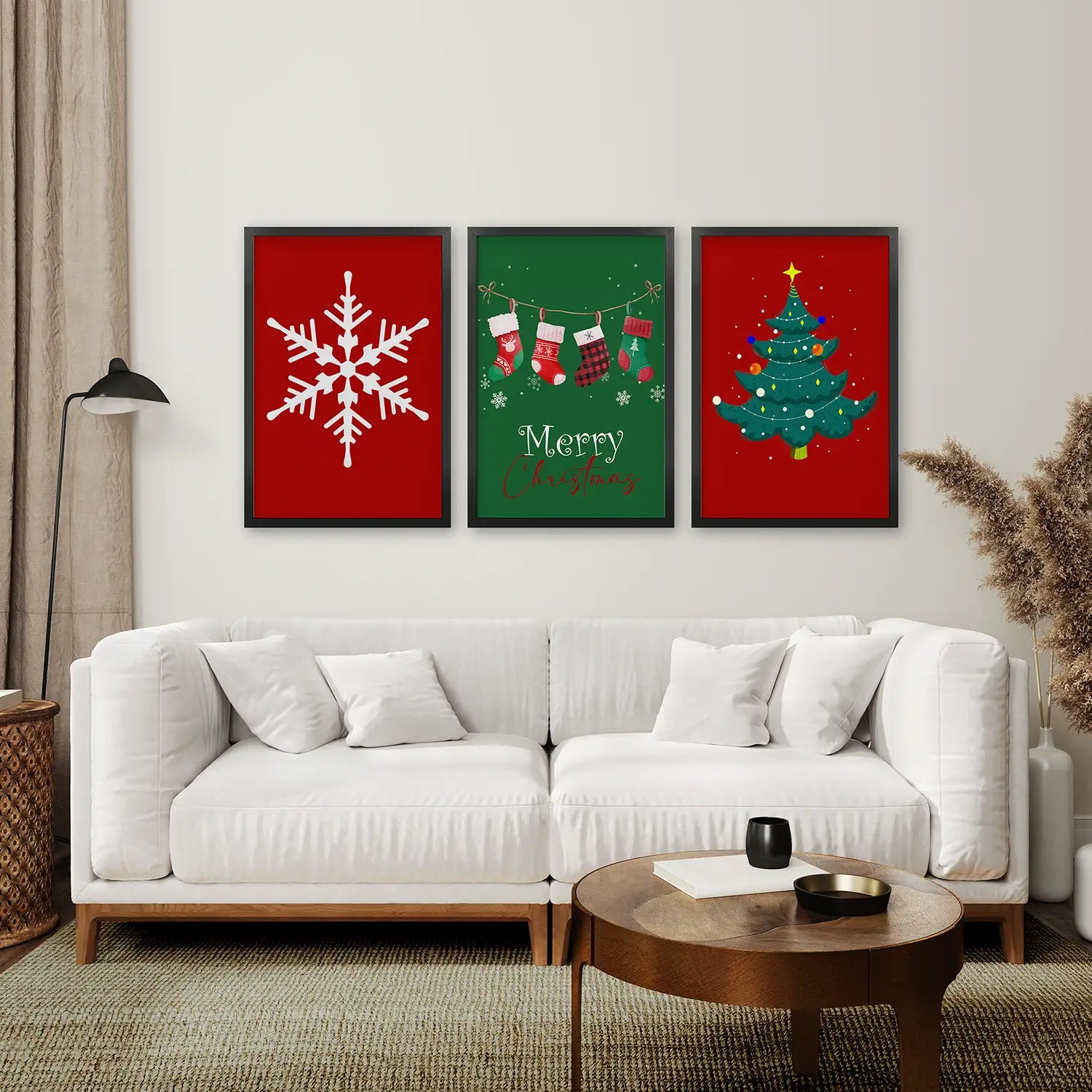 Moderne Weihnachtsdeko Kinderzimmer Wandkunstdrucke