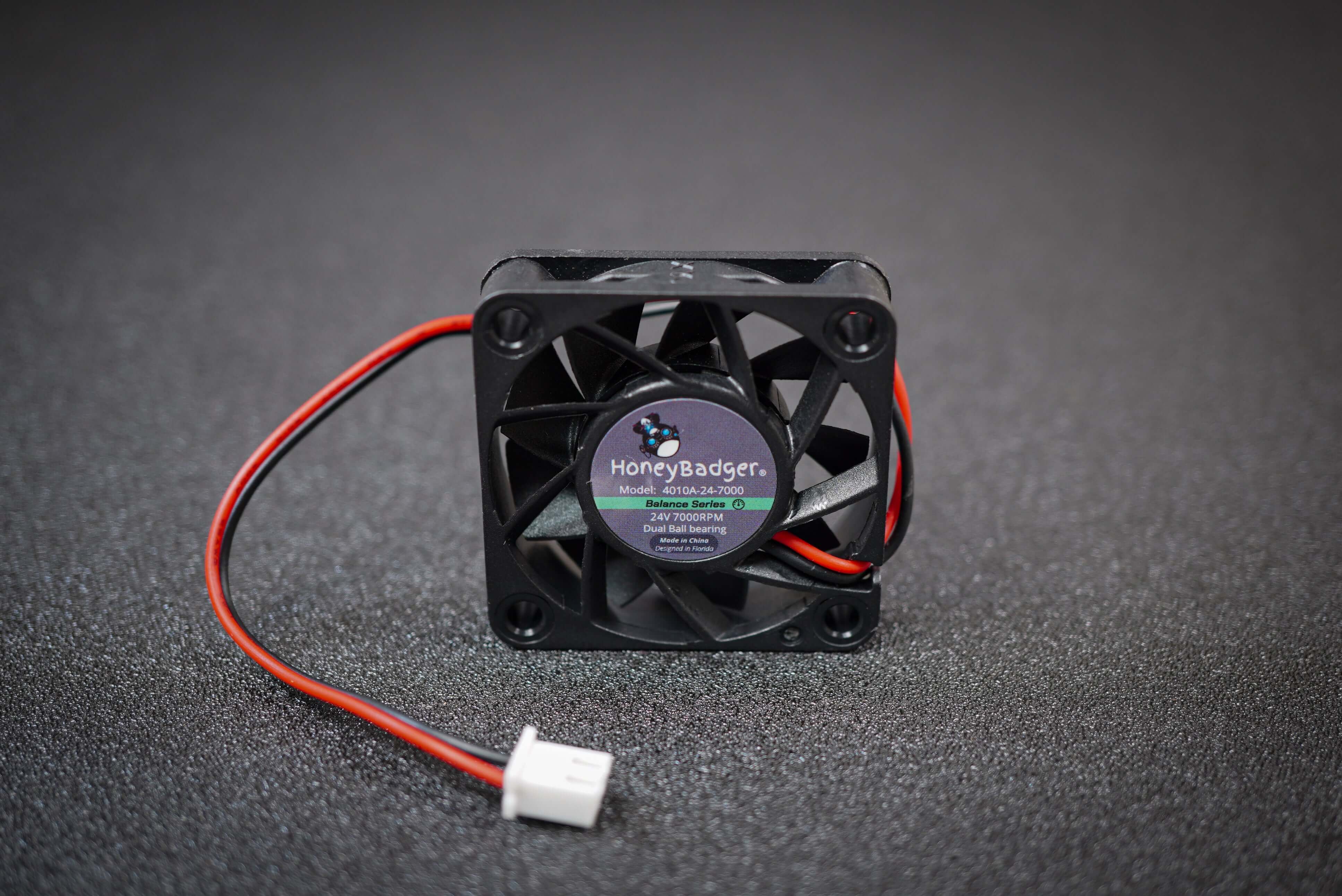 HoneyBadger 4010 Axial Fans — High-Speed Tach (Performance) or Balance Series