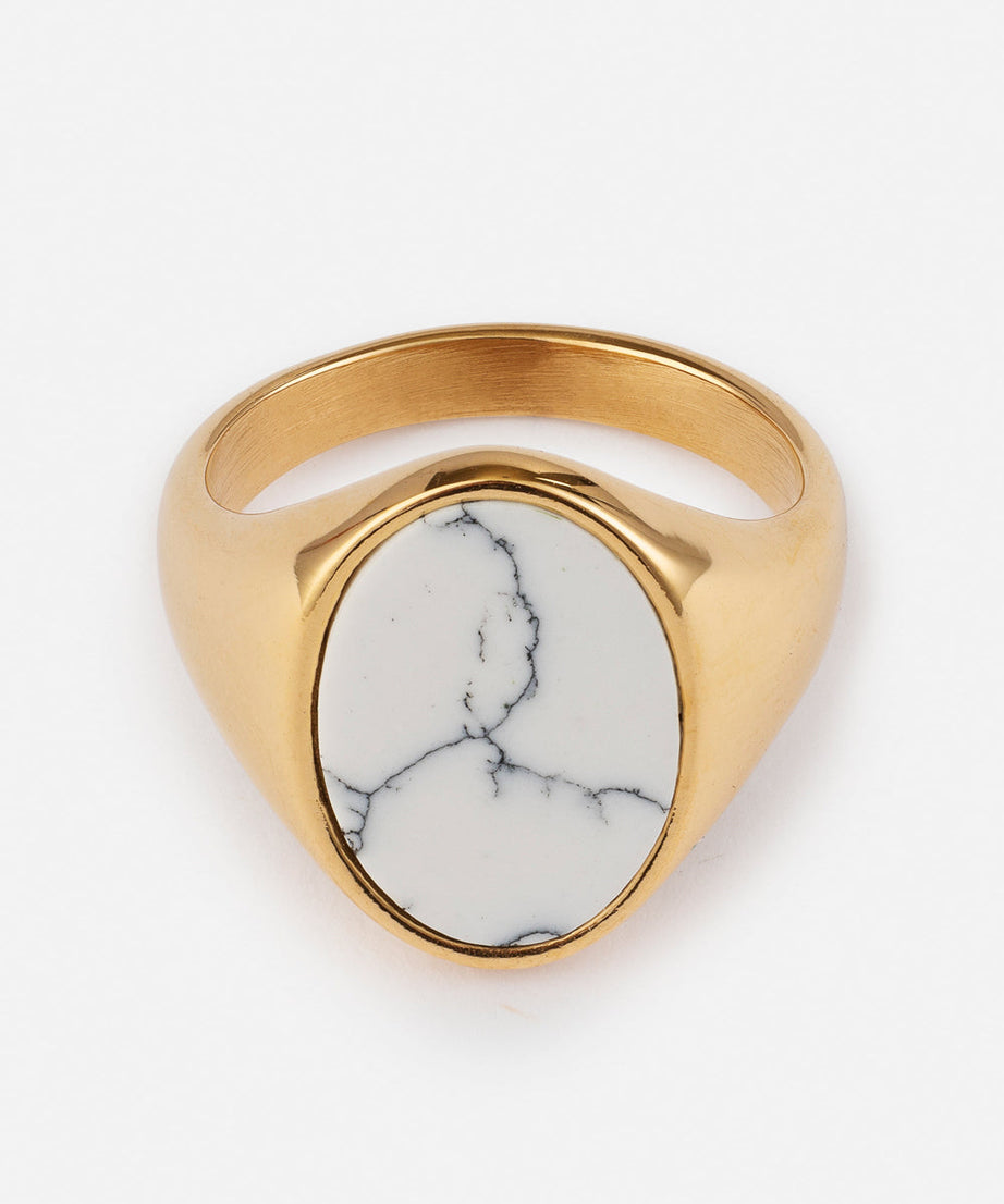 Howlite Stone Ring