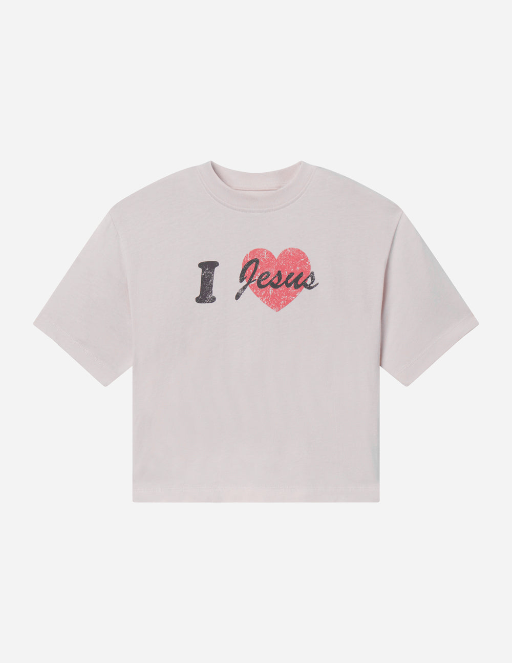 I Love Jesus Cropped Women's Tee