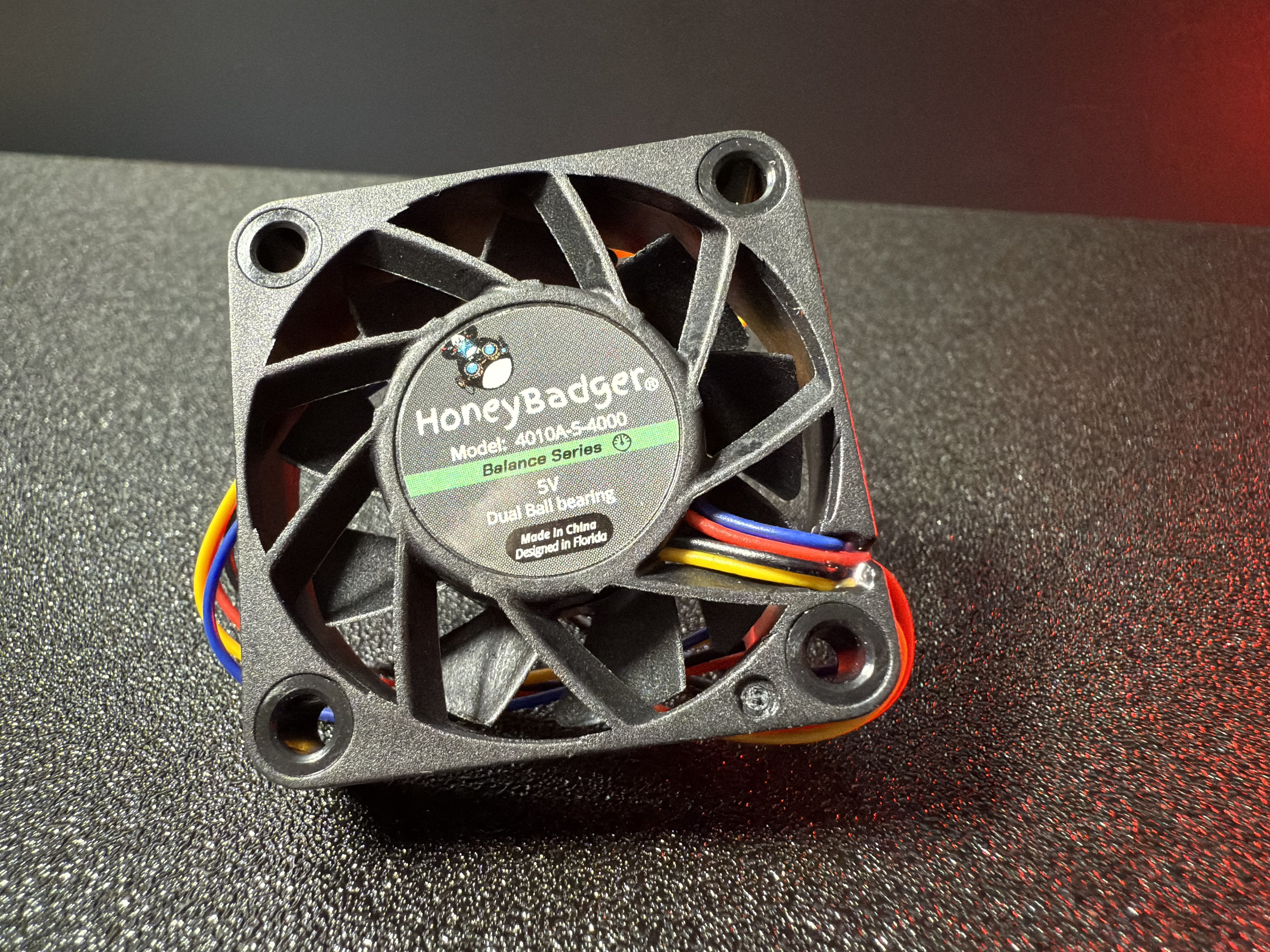 HoneyBadger 4010 5V Axial Fan