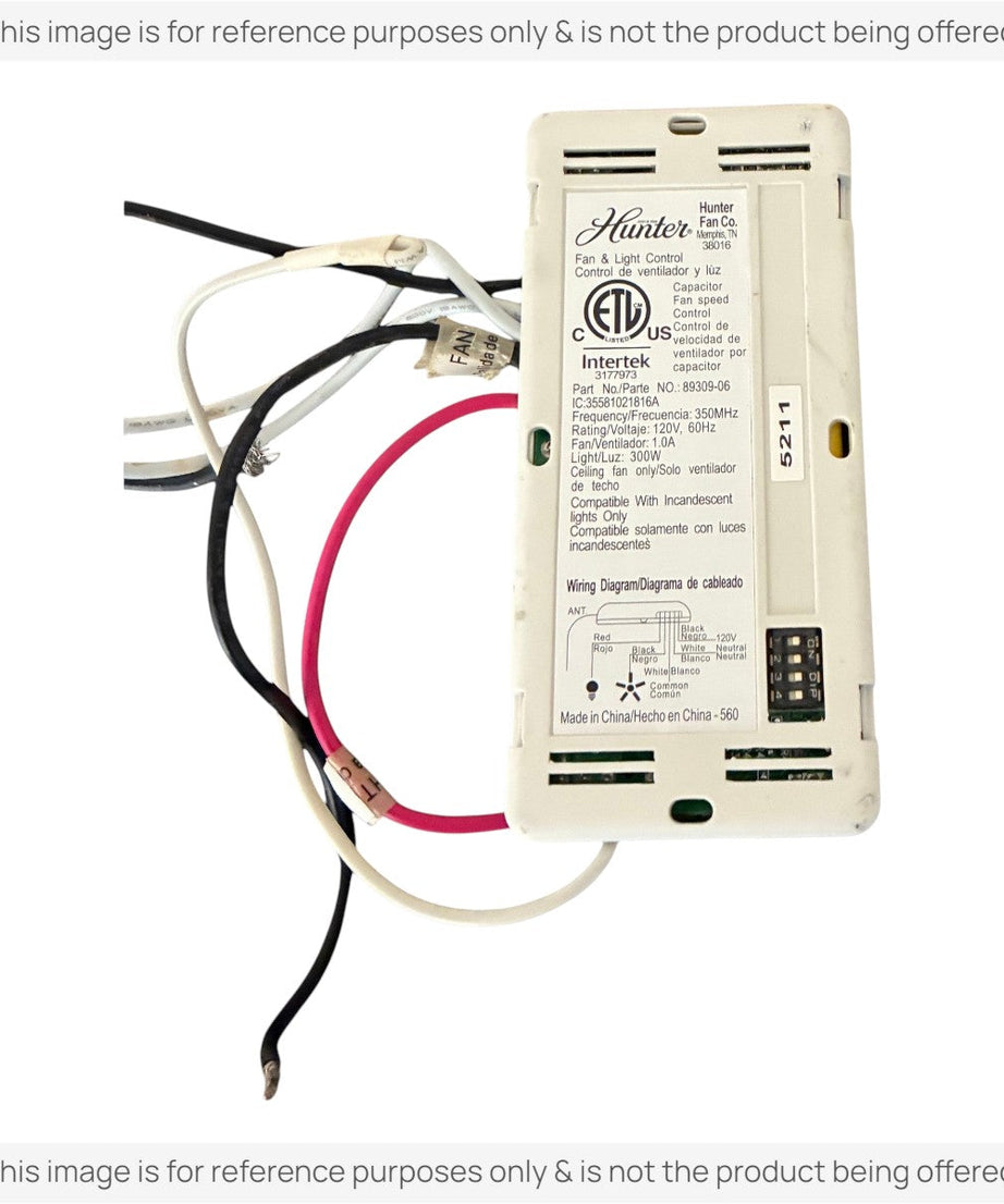 Anderic Substitute Kit for Hunter 89309-06 Ceiling Fan Receiver [63T-AC83T-KIT]