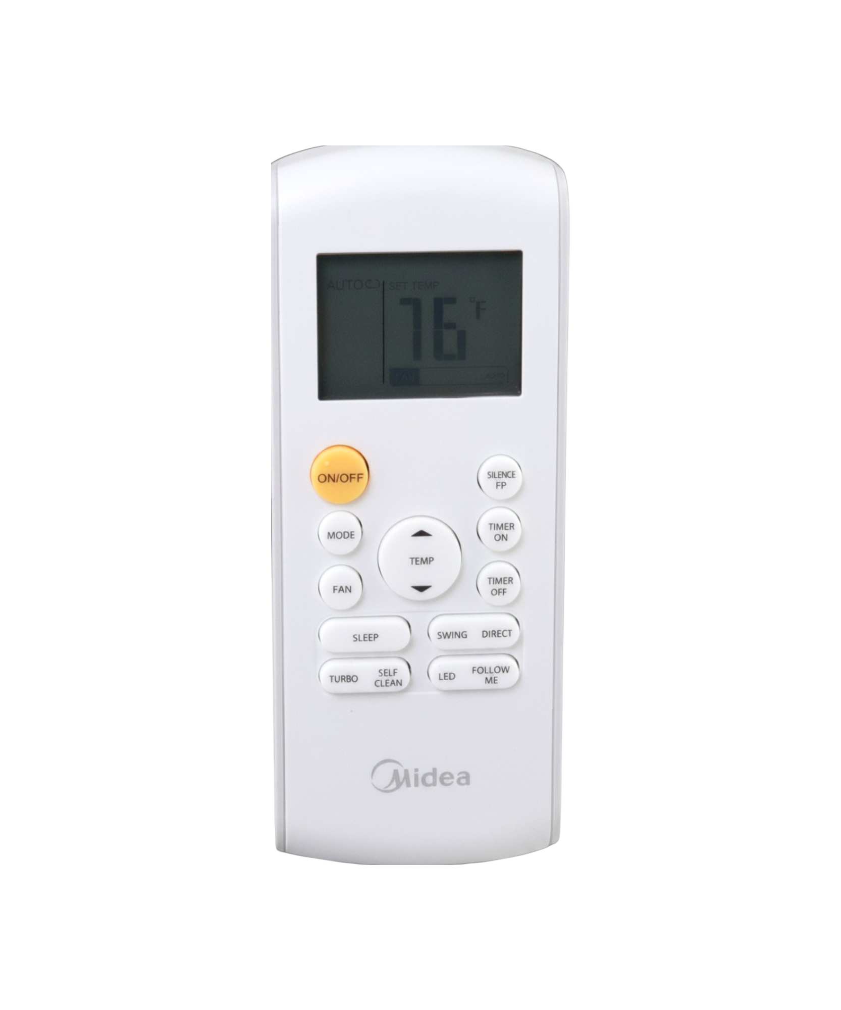 Midea RG57A6/BGEF Mini Split Air Conditioner Remote Control | LCD Temp Control | - 17317000A06740