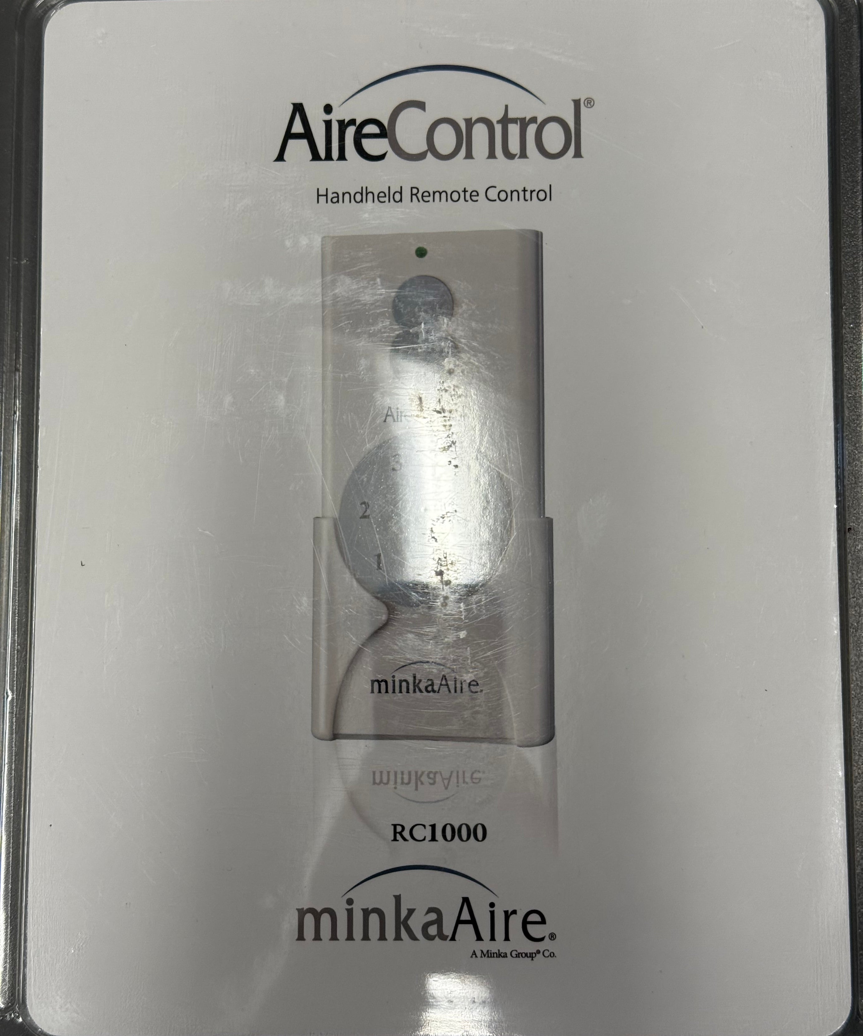 Minka-Aire AireControl 6-Speed Handheld Ceiling Fan Remote Control - White - RC1000, DL-8101T, Y7ZDL8101T