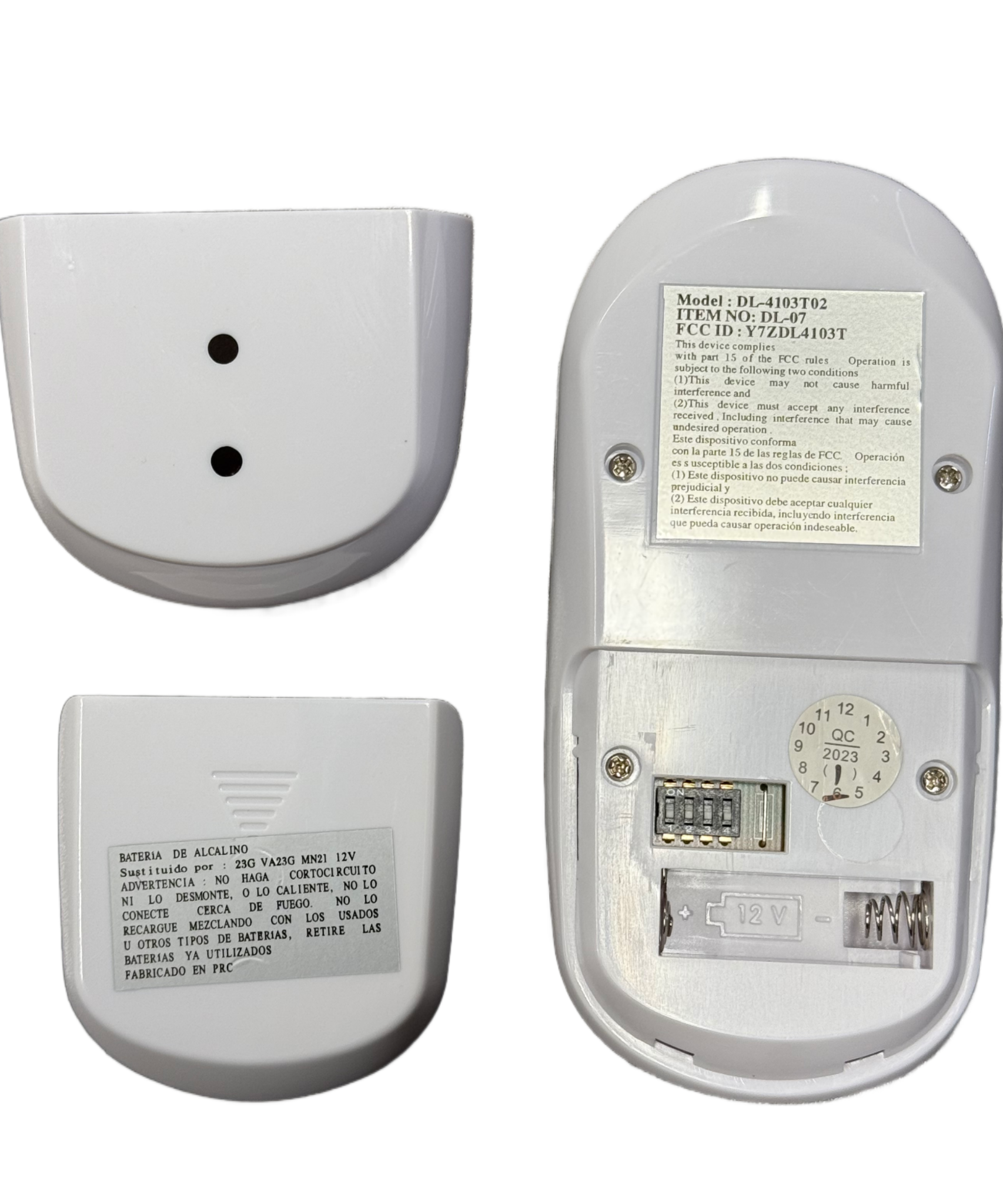 Hampton Bay Caprice DL-4103T02 Ceiling Fan Remote Control - DL4103T02