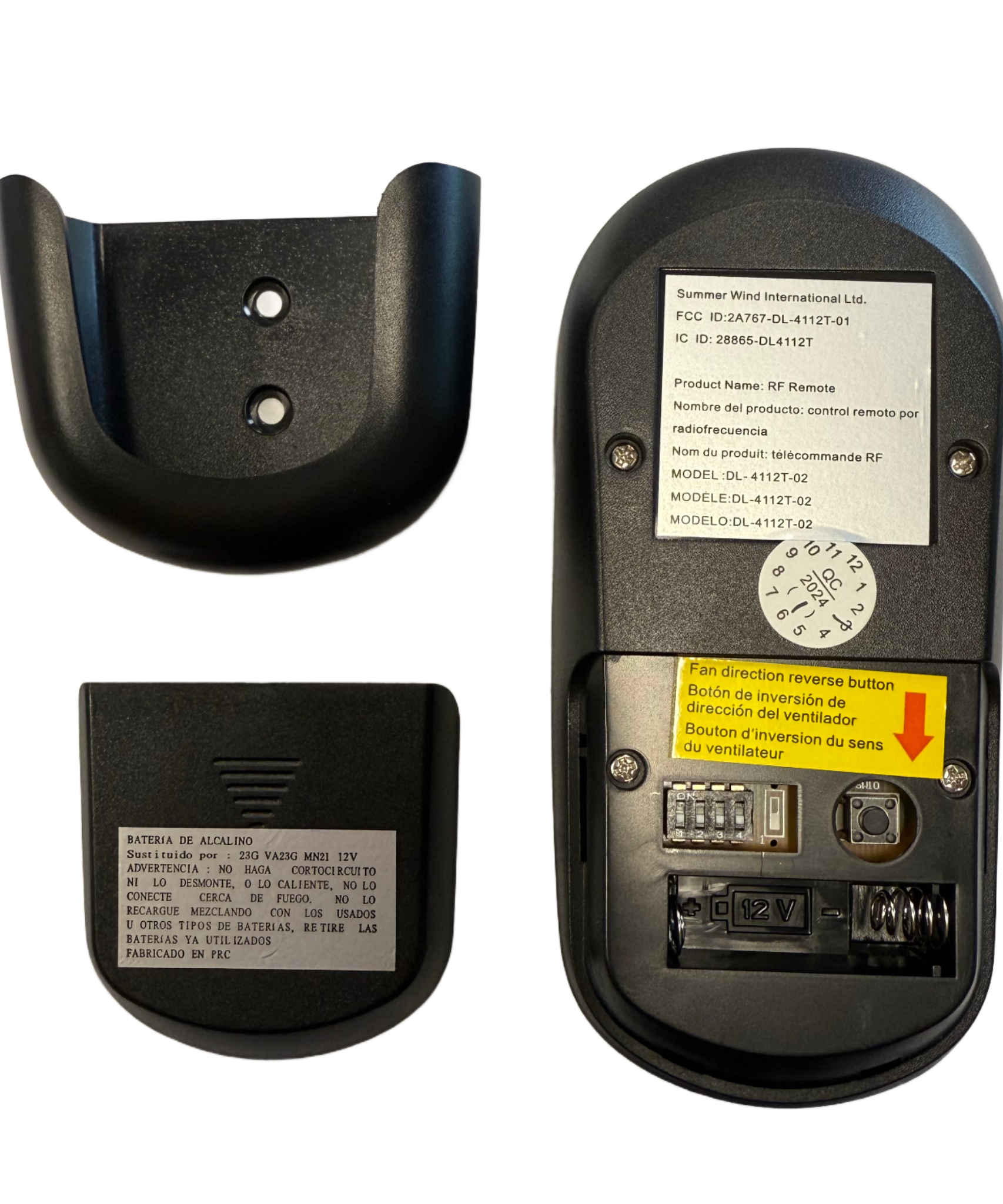 Home Decorators Collection Britton 52 inch Ceiling Fan Replacement Remote Control and Receiver Kit - 13431105001300
