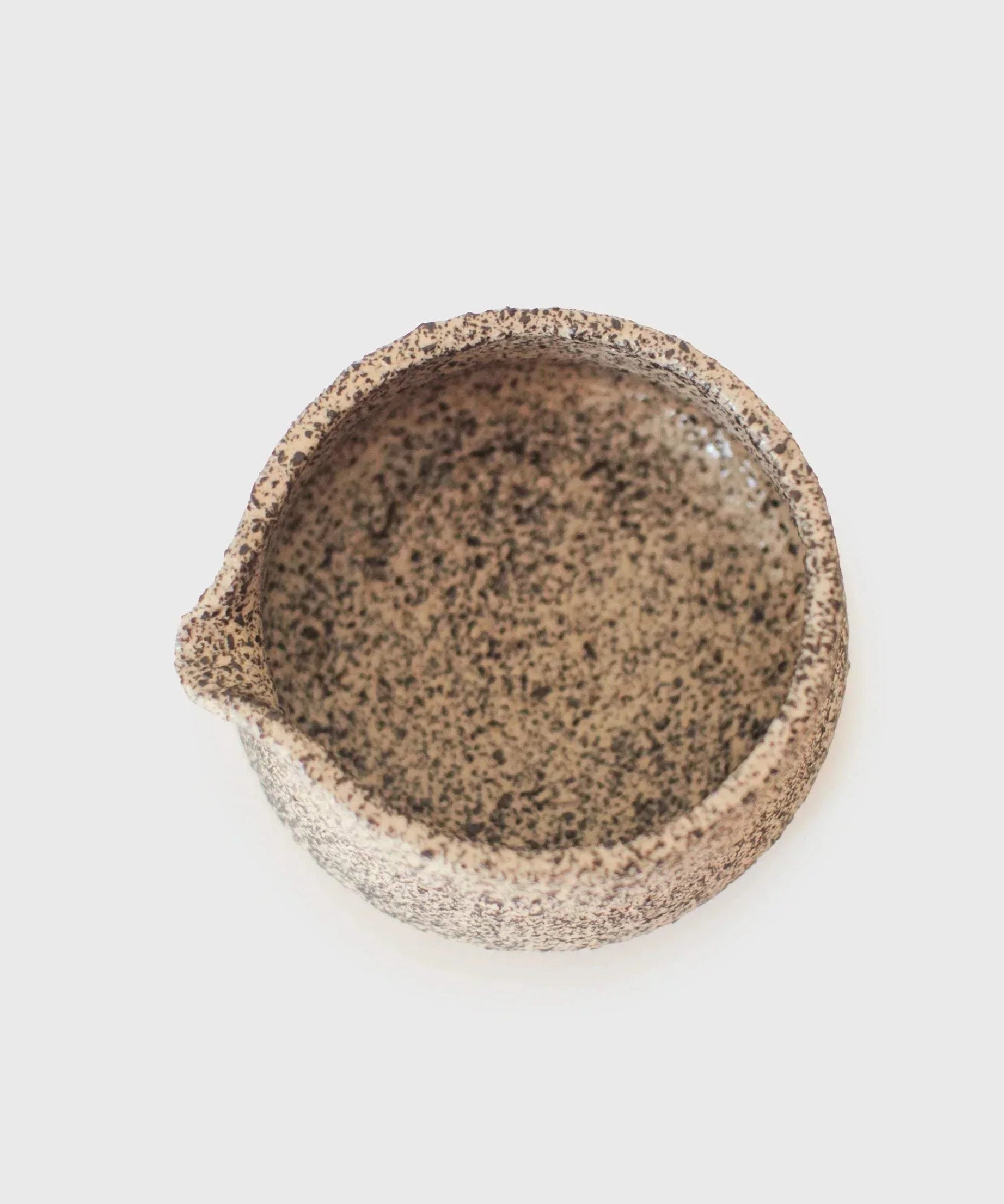 Handgefertigte Steingut-Matcha-Schale – Oats-Kollektion