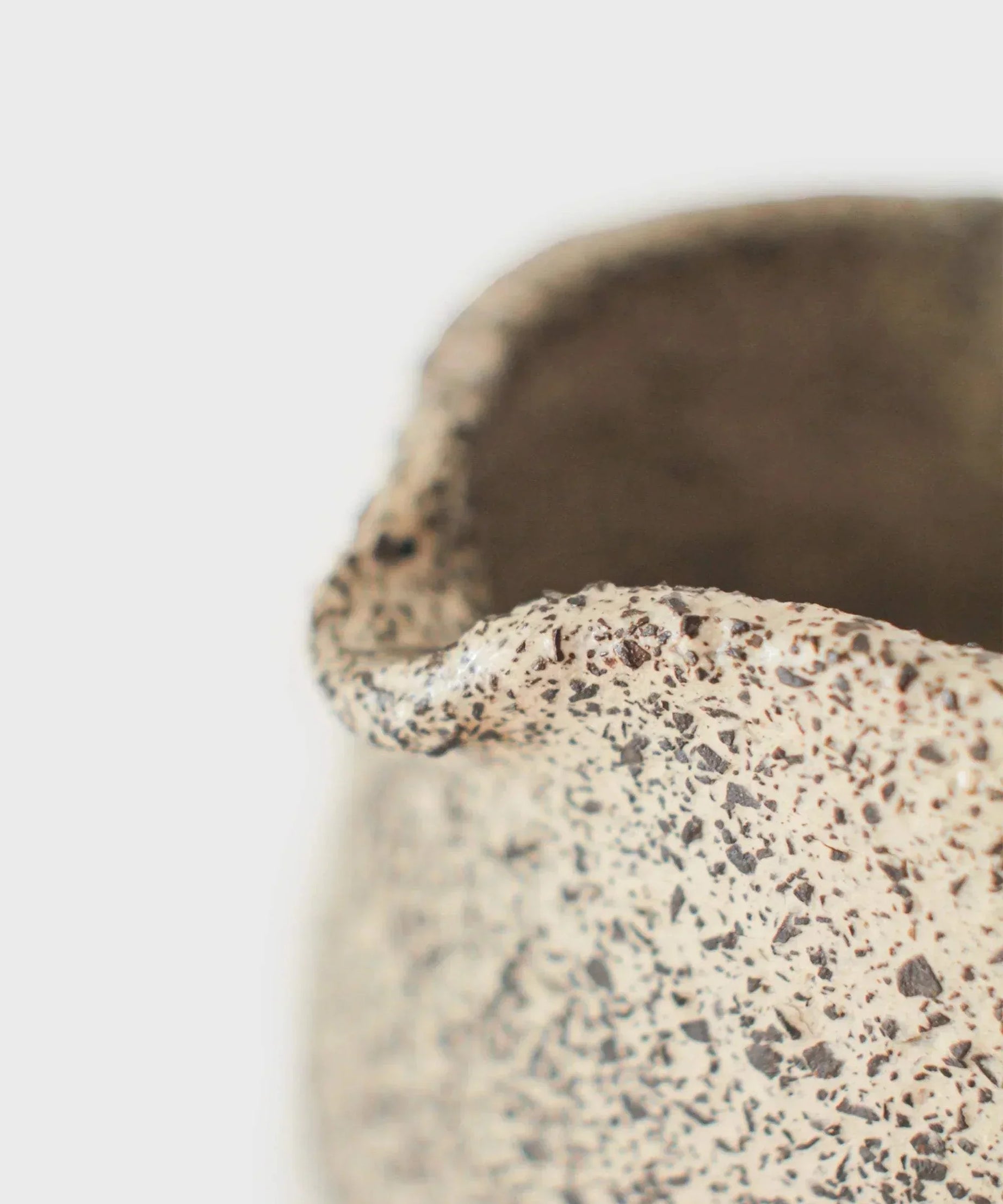 Handgefertigte Steingut-Matcha-Schale – Oats-Kollektion