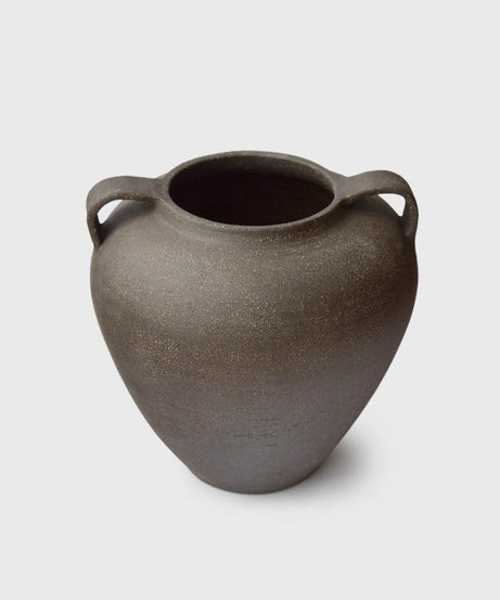 Handgemachte Steingutvase